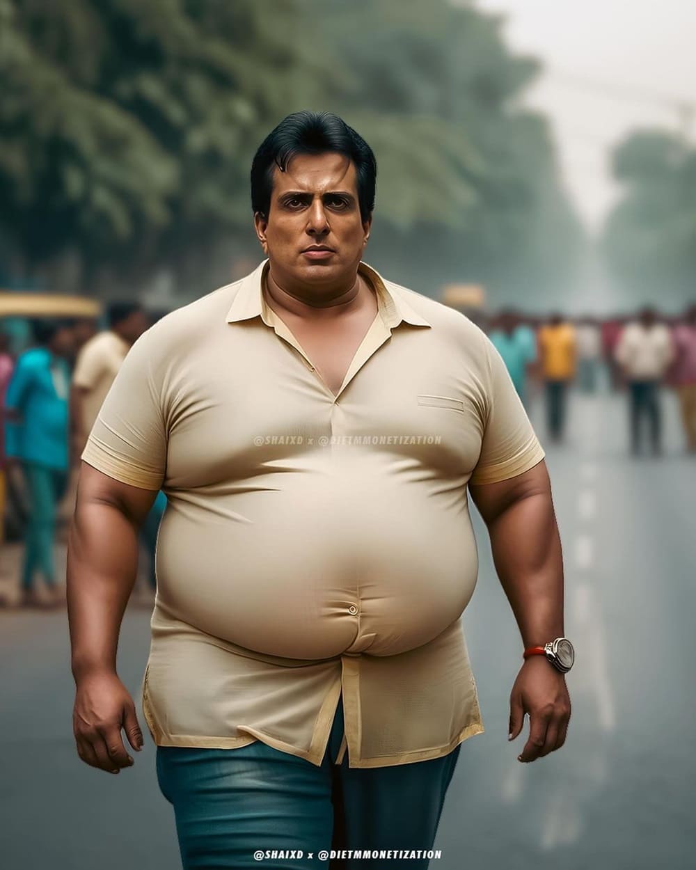 Sonu Sood Obese AI Photo