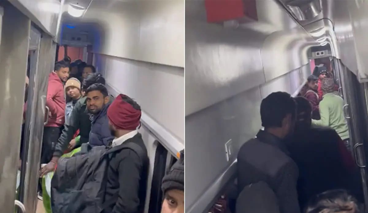 Ticketless Passengers In Train