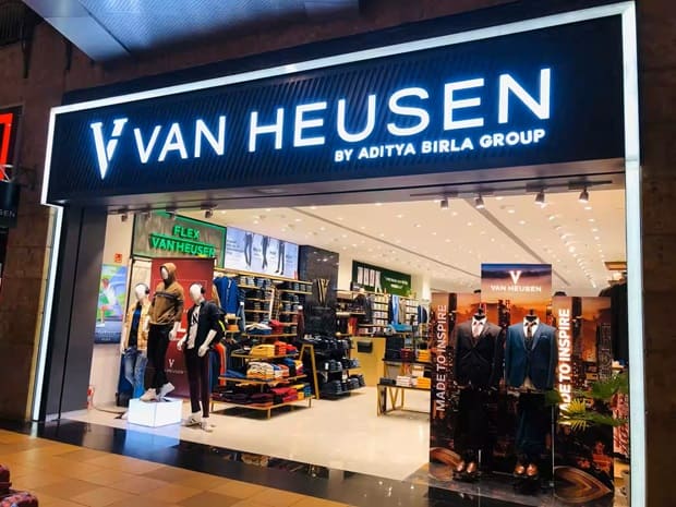 Van Heusen - top clothing brands in India 