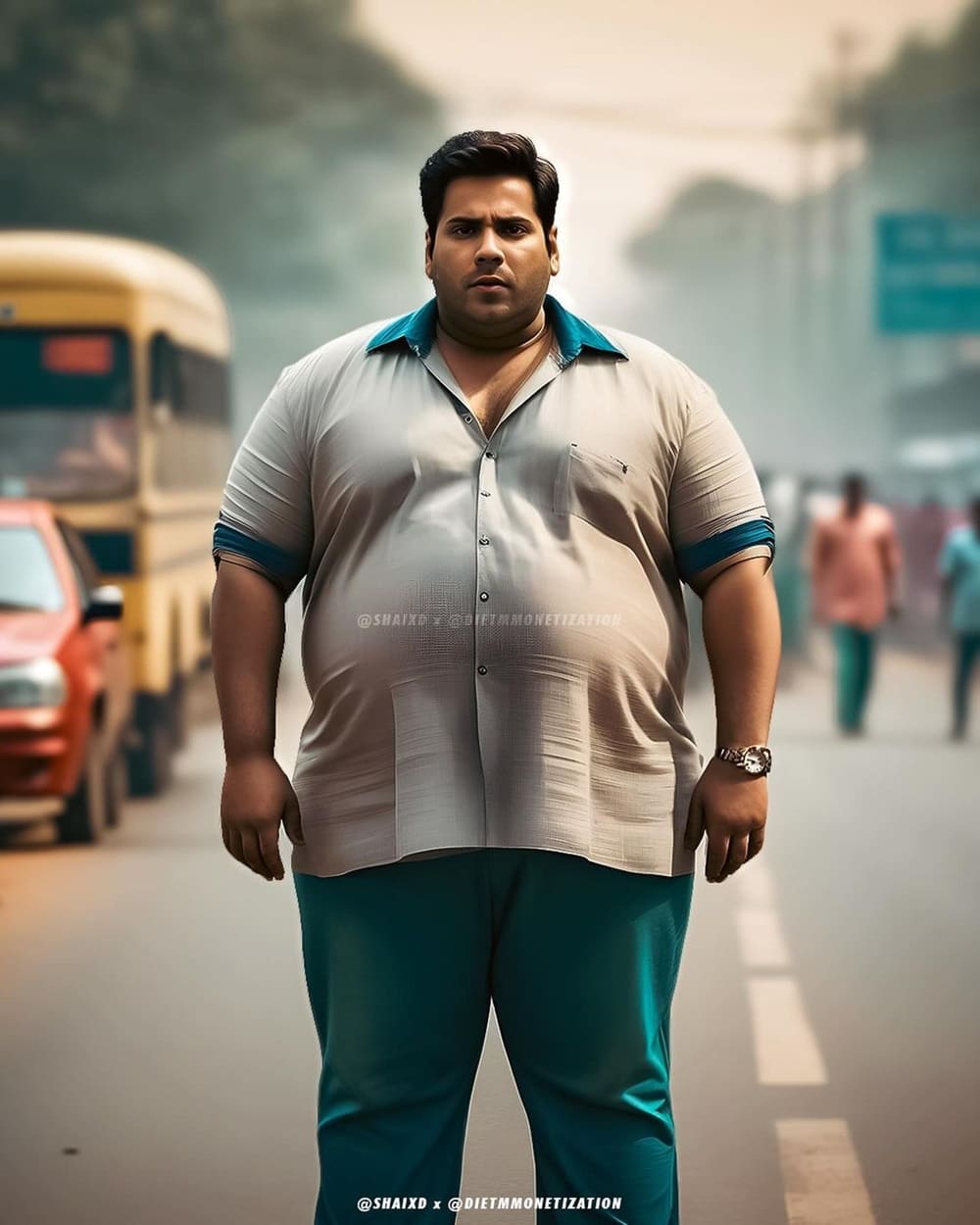 Varun Dhawan Obese AI Photo