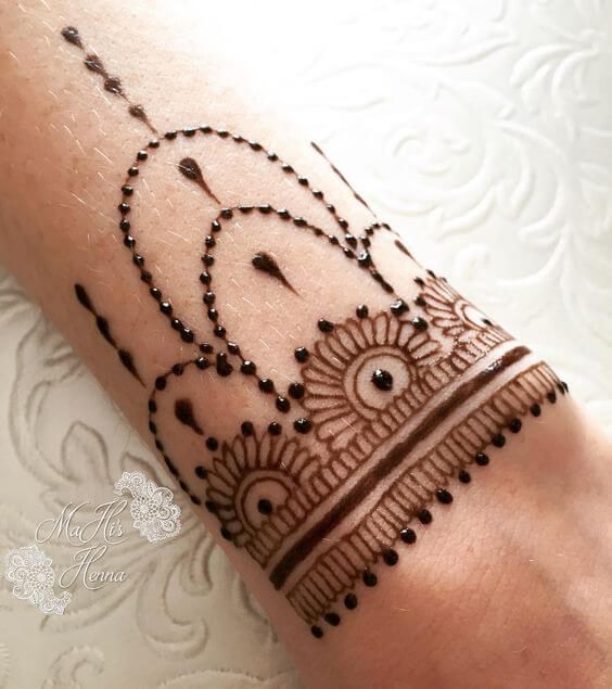 bracelet design mehndi new