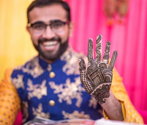 classic mehndi ideas for boys