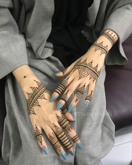 dot mehndi ideas