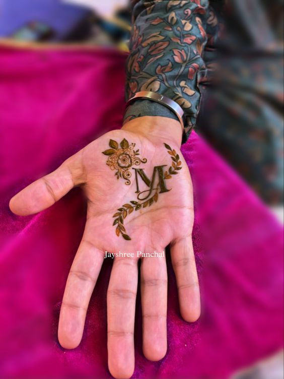 easy men mehndi design