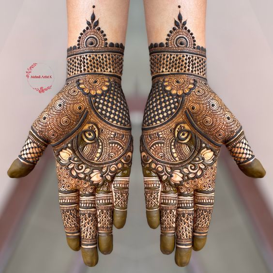 intricate mehndi design