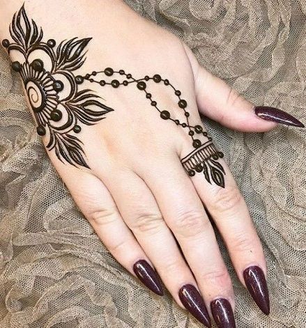 ring mehndi design ideas