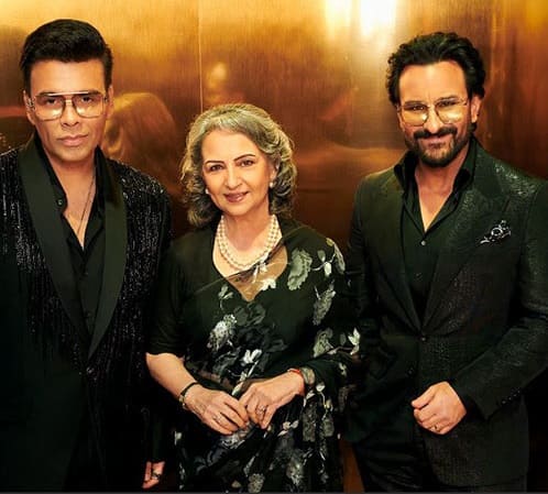 sharmila tagore karan johar saif ali khan