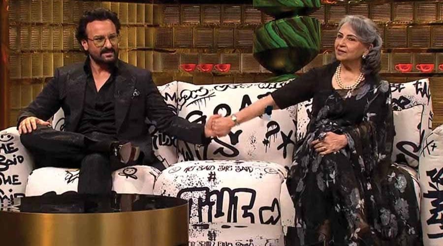 sharmila tagore saif ali khan koffee with karan