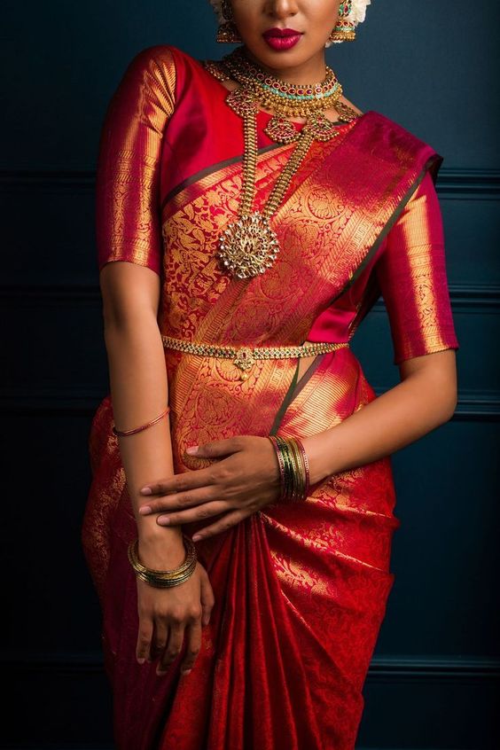 south Indian bridal look