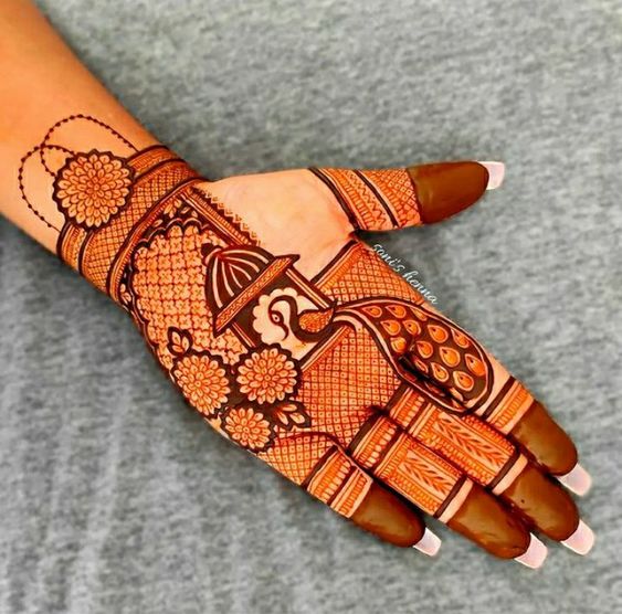 traditional mehndi ideas