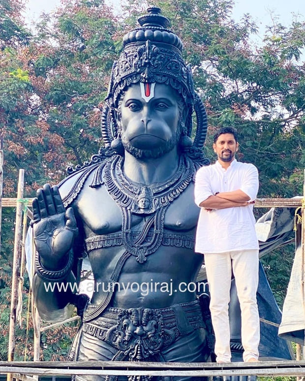 21-feet-tall Hanuman statue at Chunchanakatte