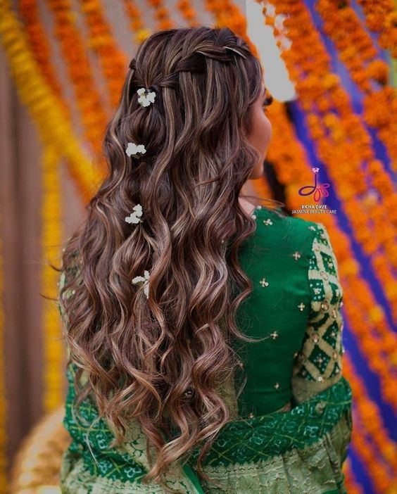 DIY bridal hairstyle