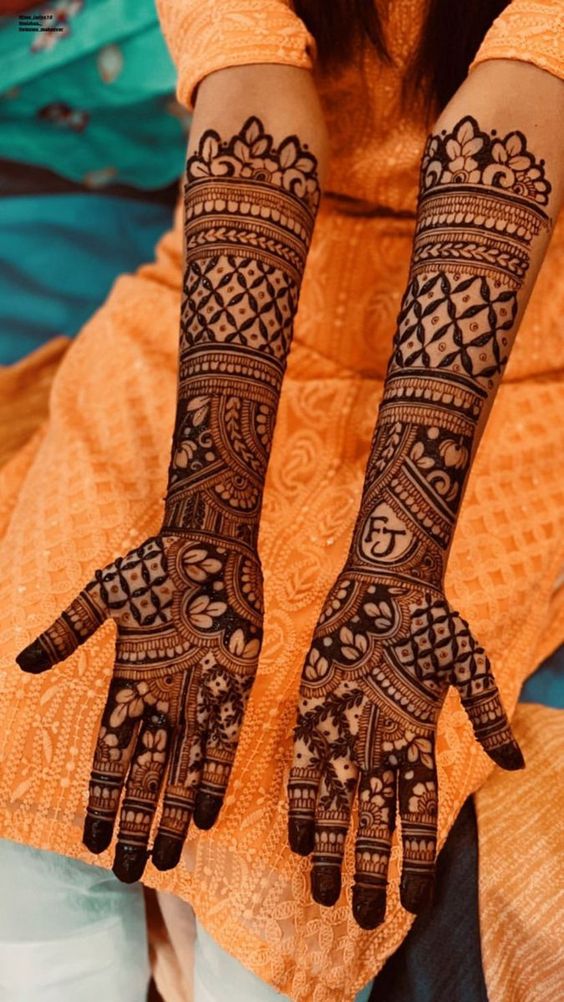 Latest bridal mehndi designs weddings