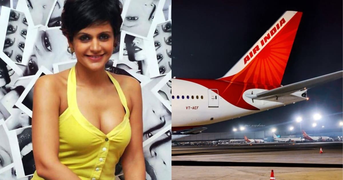 Mandira Bedi on Air India