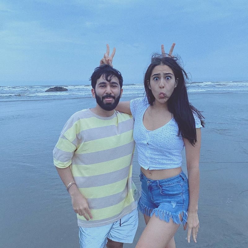 Orry and Sara Ali Khan