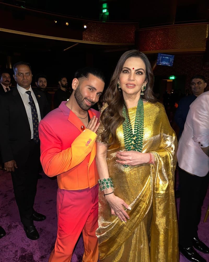 Orry with Nita Ambani