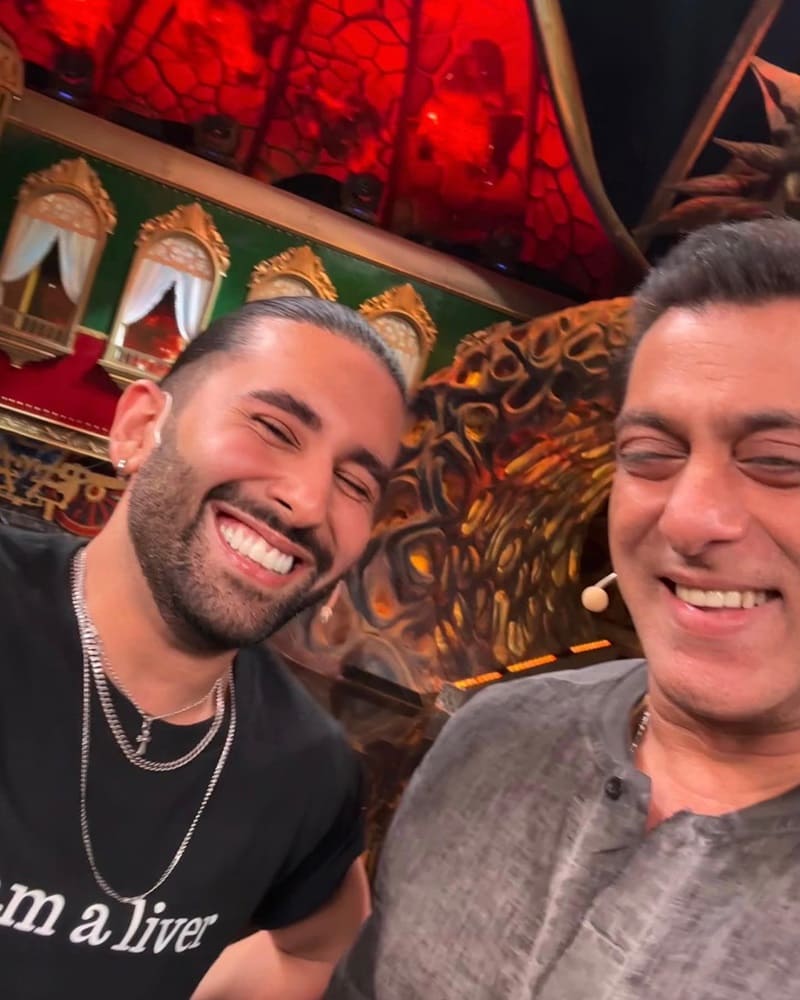 Orry with Salman Khan