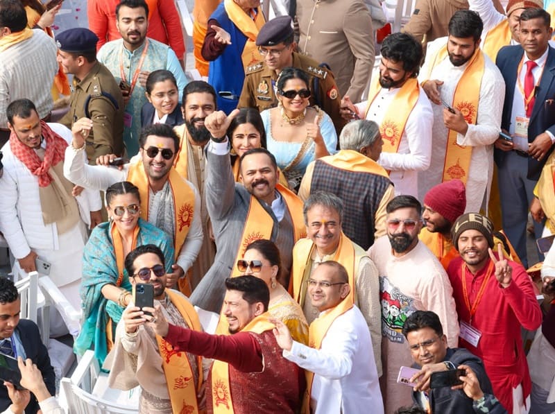 Ram Mandir inaugration celebrities