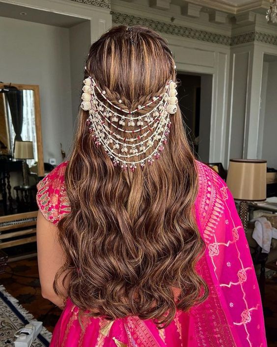 Reception hairstyles for brides