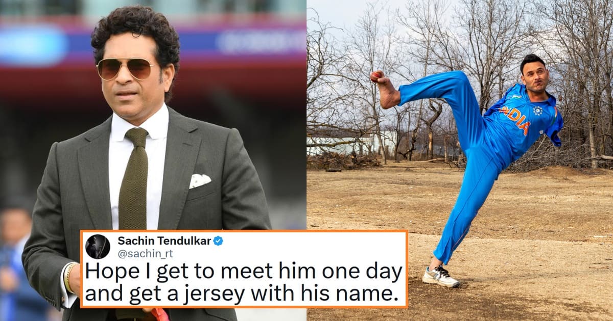 Sachin Tendulkar Amir Hussain Lone