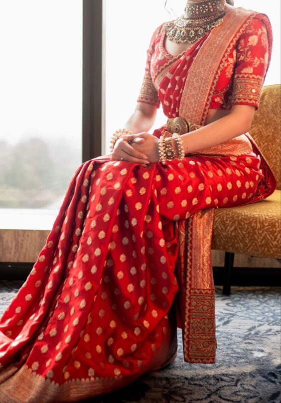Unique South Indian bridal look
