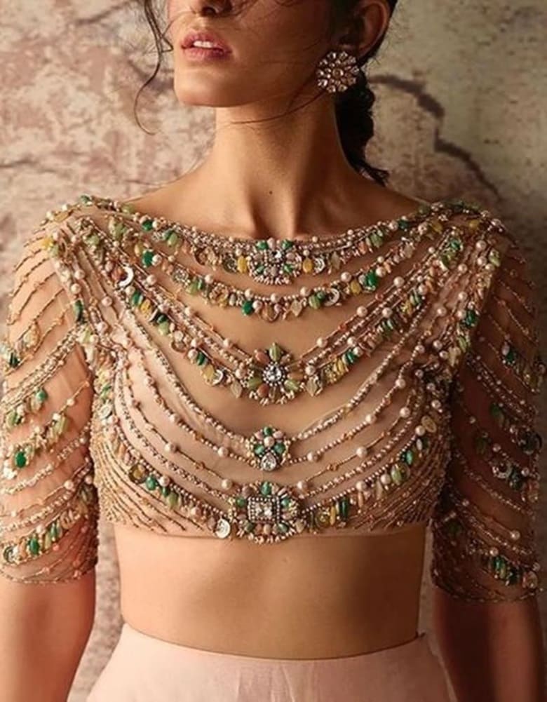 Wedding-blouse-designs-beaded-blouse-design