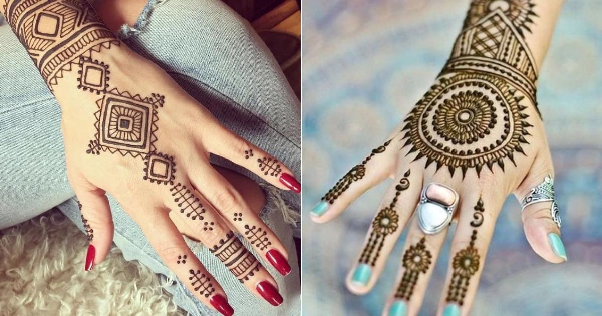 Western Mehndi Designs