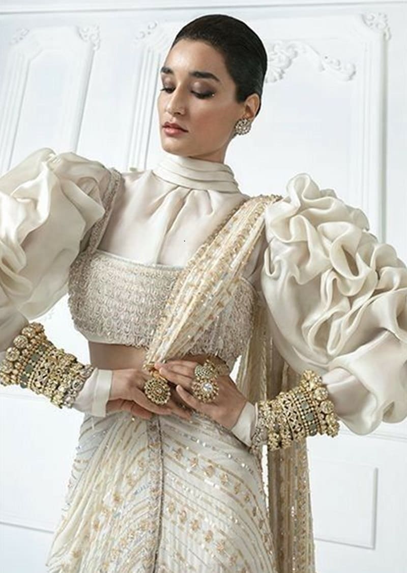 balloon-full-sleeve-blouse-design