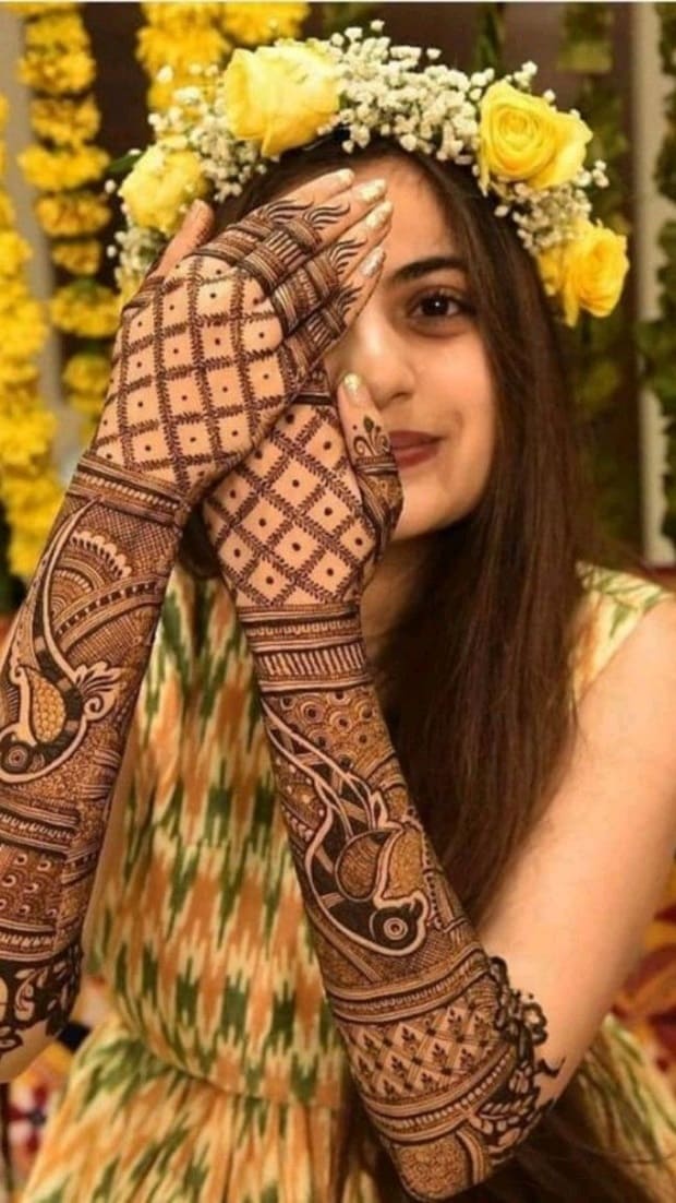 bridal henna full hand