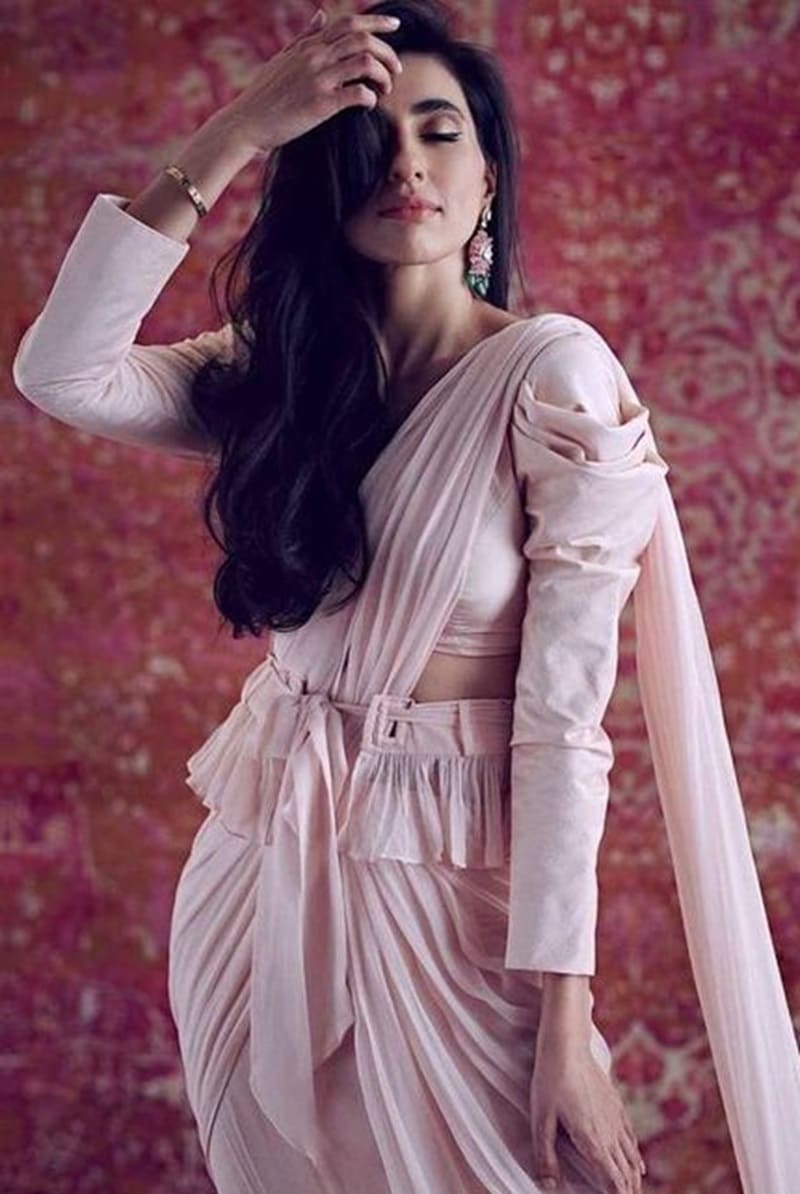 cowl-full-sleeve-blouse-design