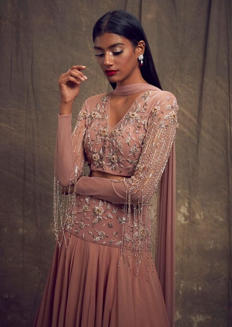 fringe-full-sleeve-blouse-design