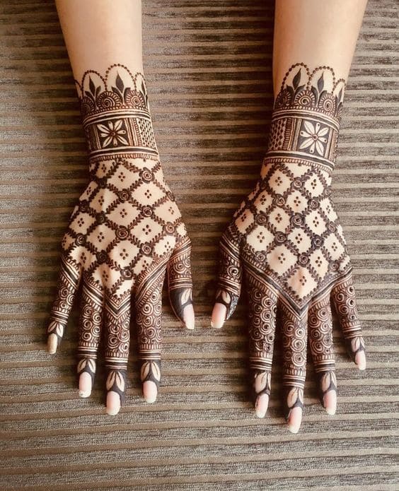 jaal mehndi designs