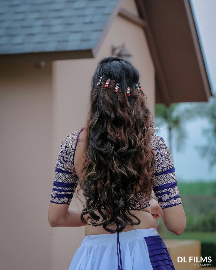 open hairstyle bridal