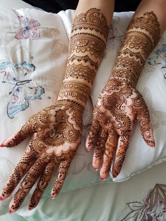 paisley mehndi design