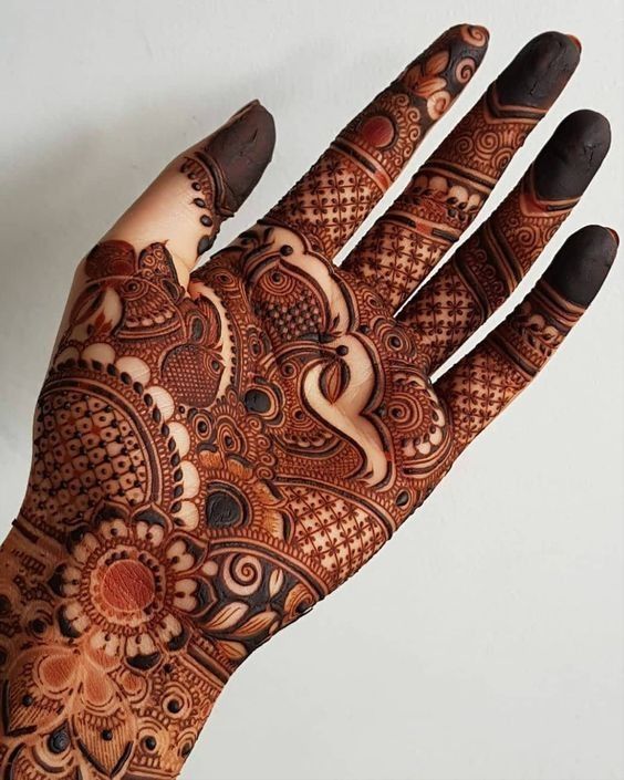 paisley mehndi design