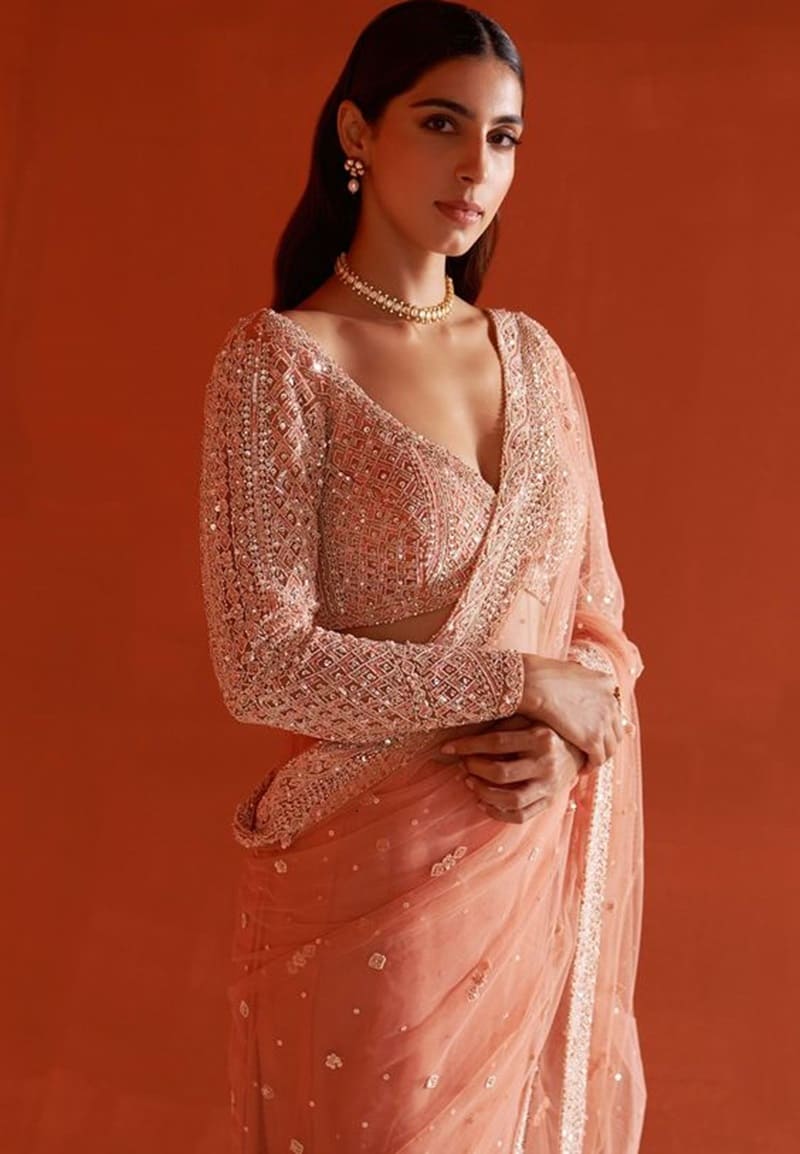 sequin-full-sleeve-blouse-design
