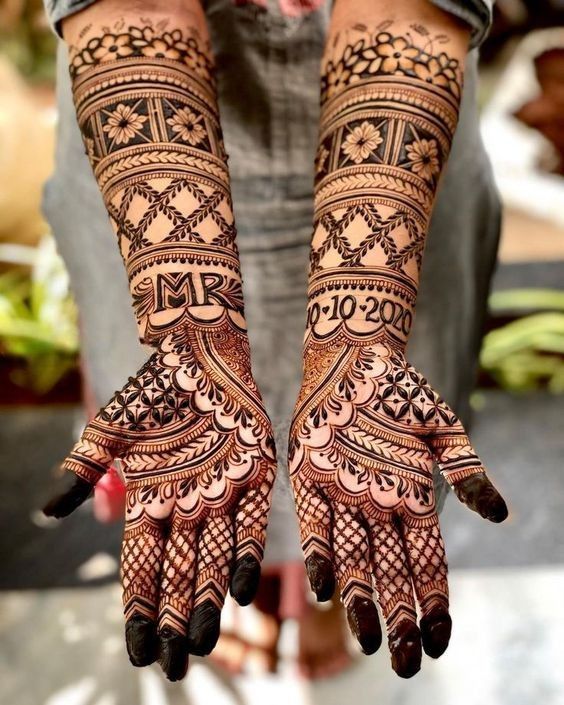 wedding mehndi designs for full hands
