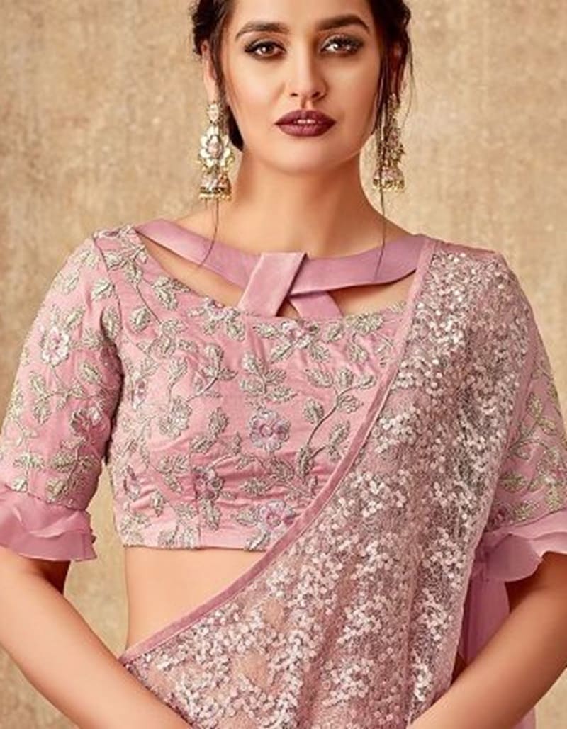 Boat-neck-fancy-new-blouse-design