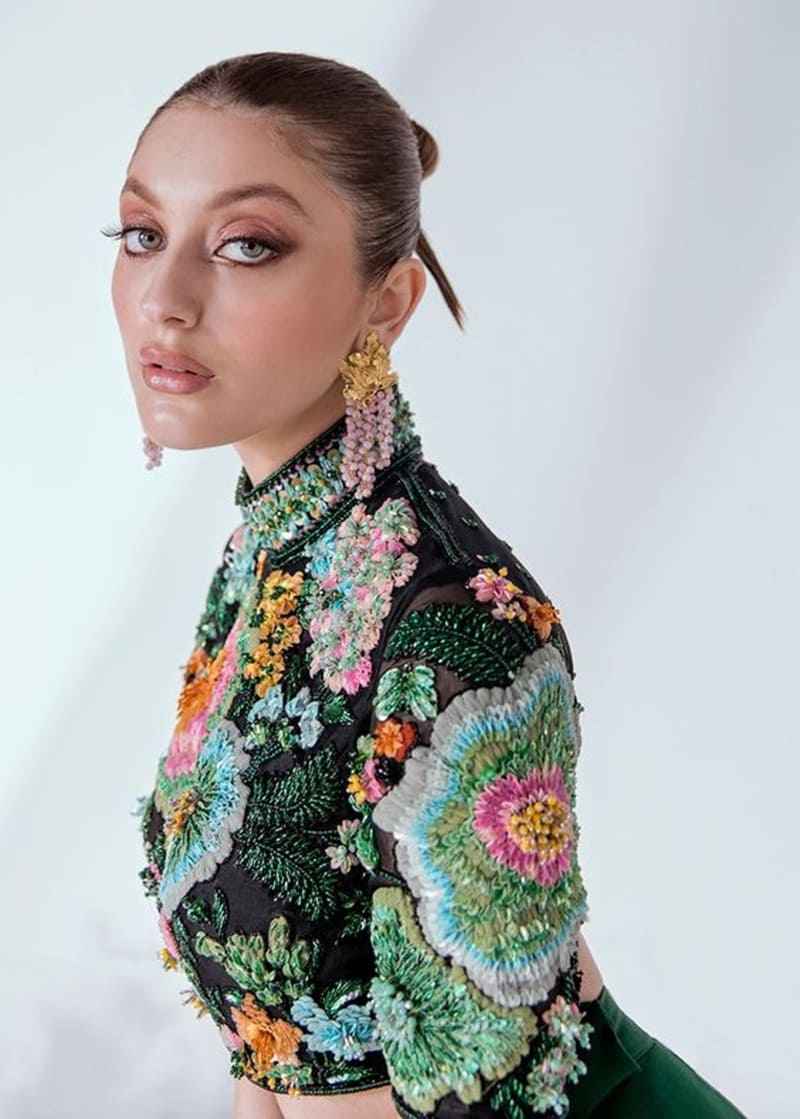 Choker-collar-fancy-blouse-design-new