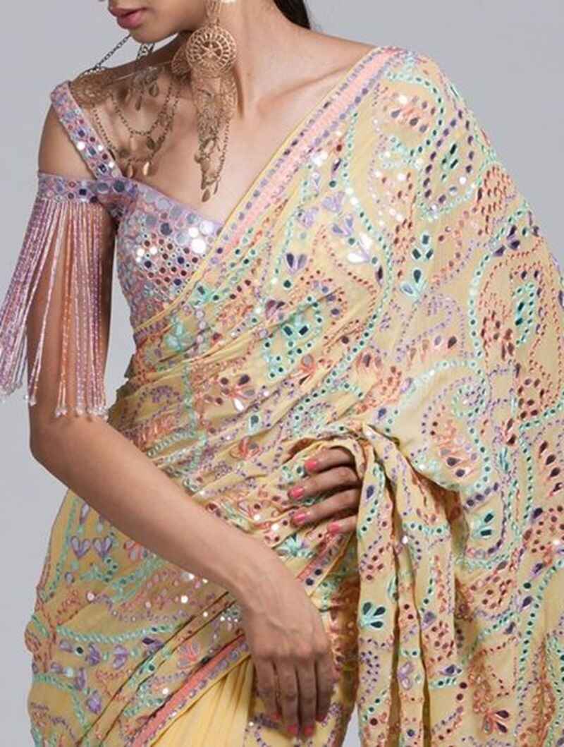 Cold-shoulder-chic-new-fancy-blouse-design