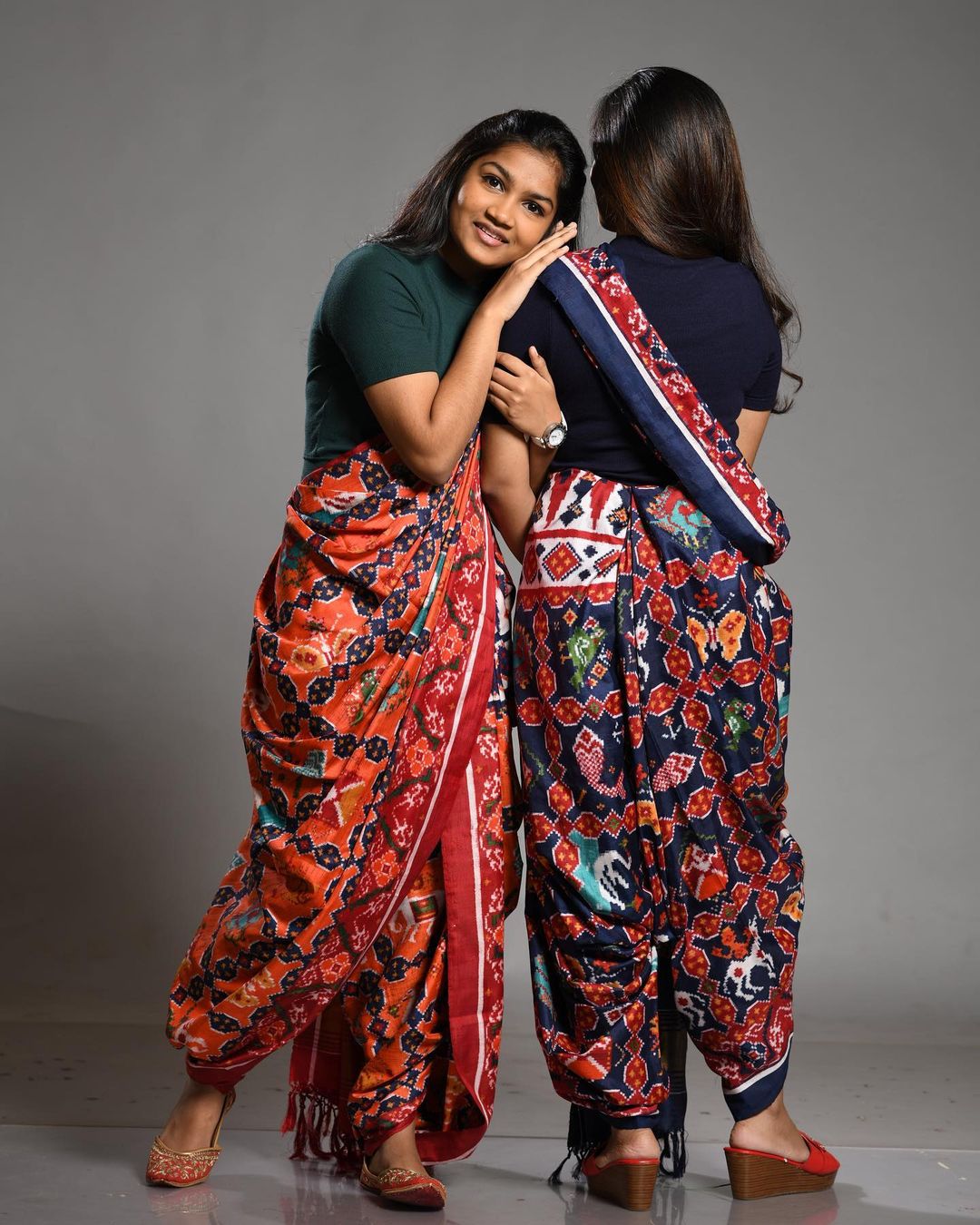 Dolly Jain saree draping style
