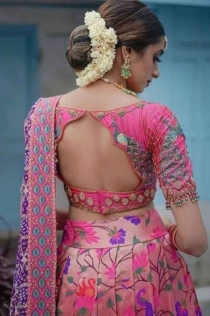 Embroidered-temple-cut-out-fancy-blouse-design-back-side-images