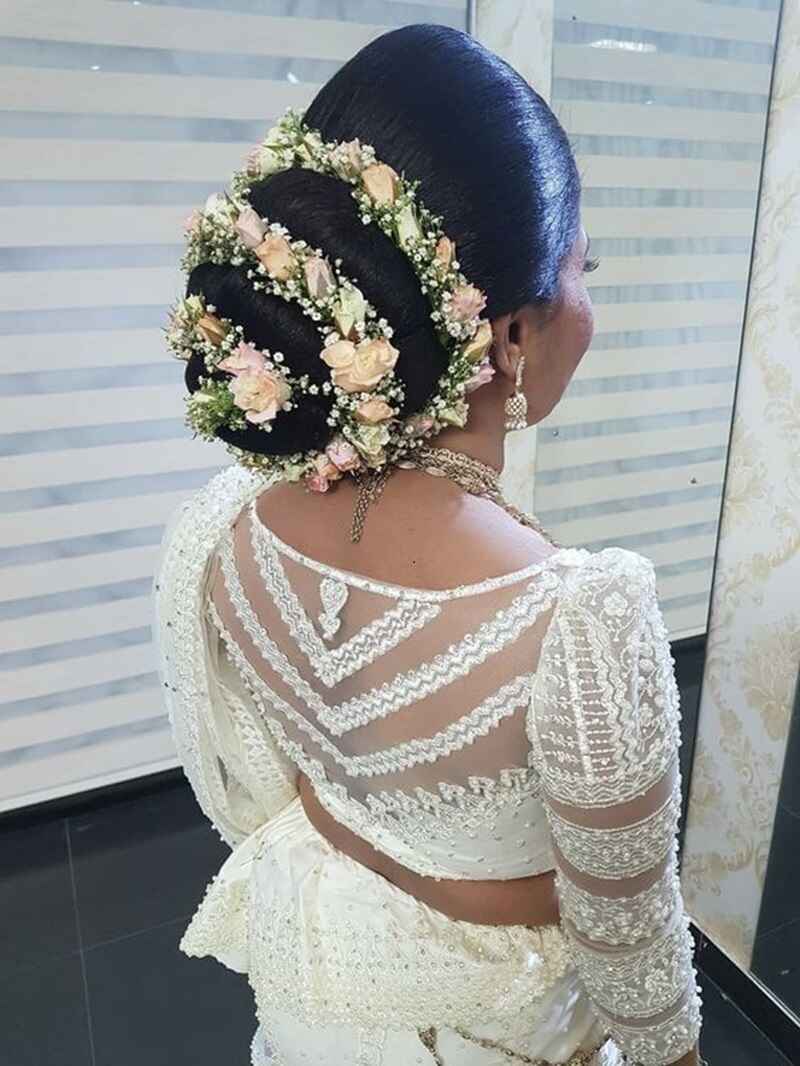 Lace-detailing-simple-net-blouse-back-design