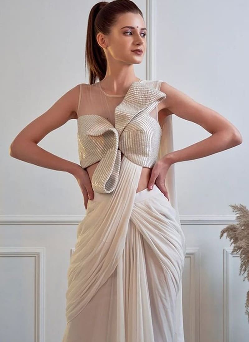 Sheer-allure-fancy-new-blouse-design