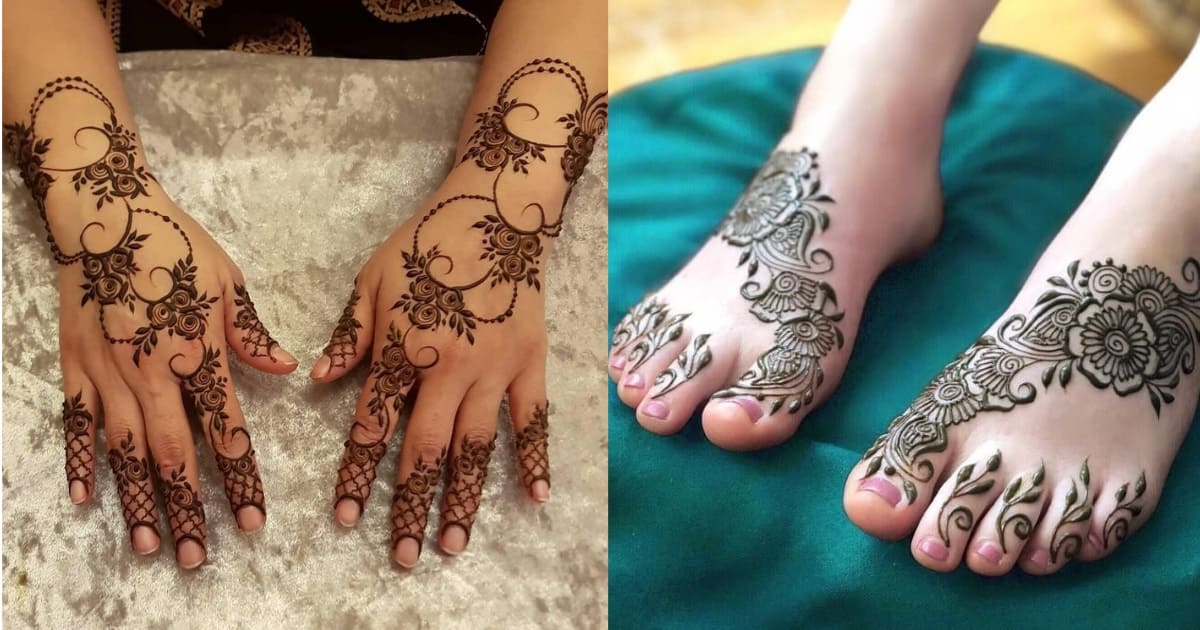 Simple Arabic Mehndi Design Ideas