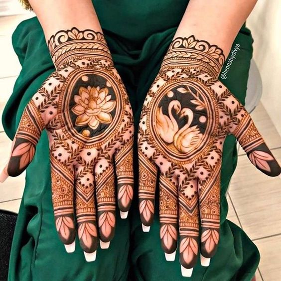 Small Indian bridal mehndi designs