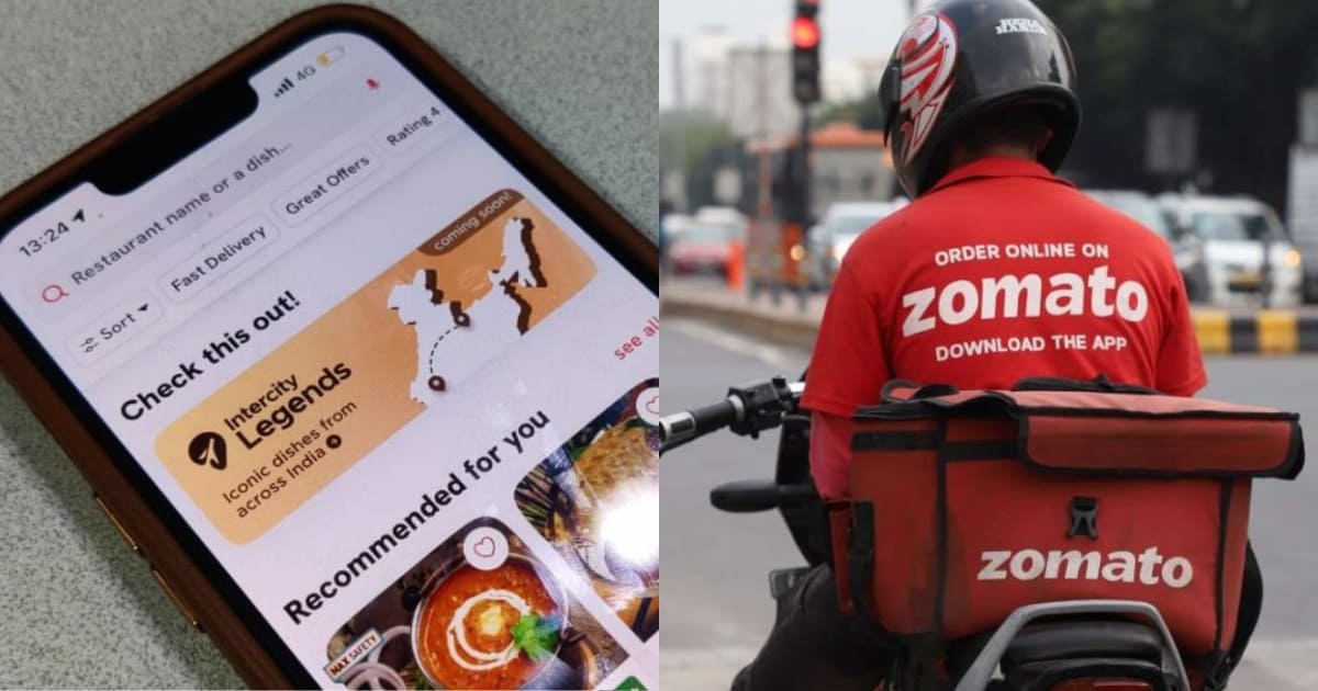 Zomato kebab lucknow to gurgaon in 30 mins