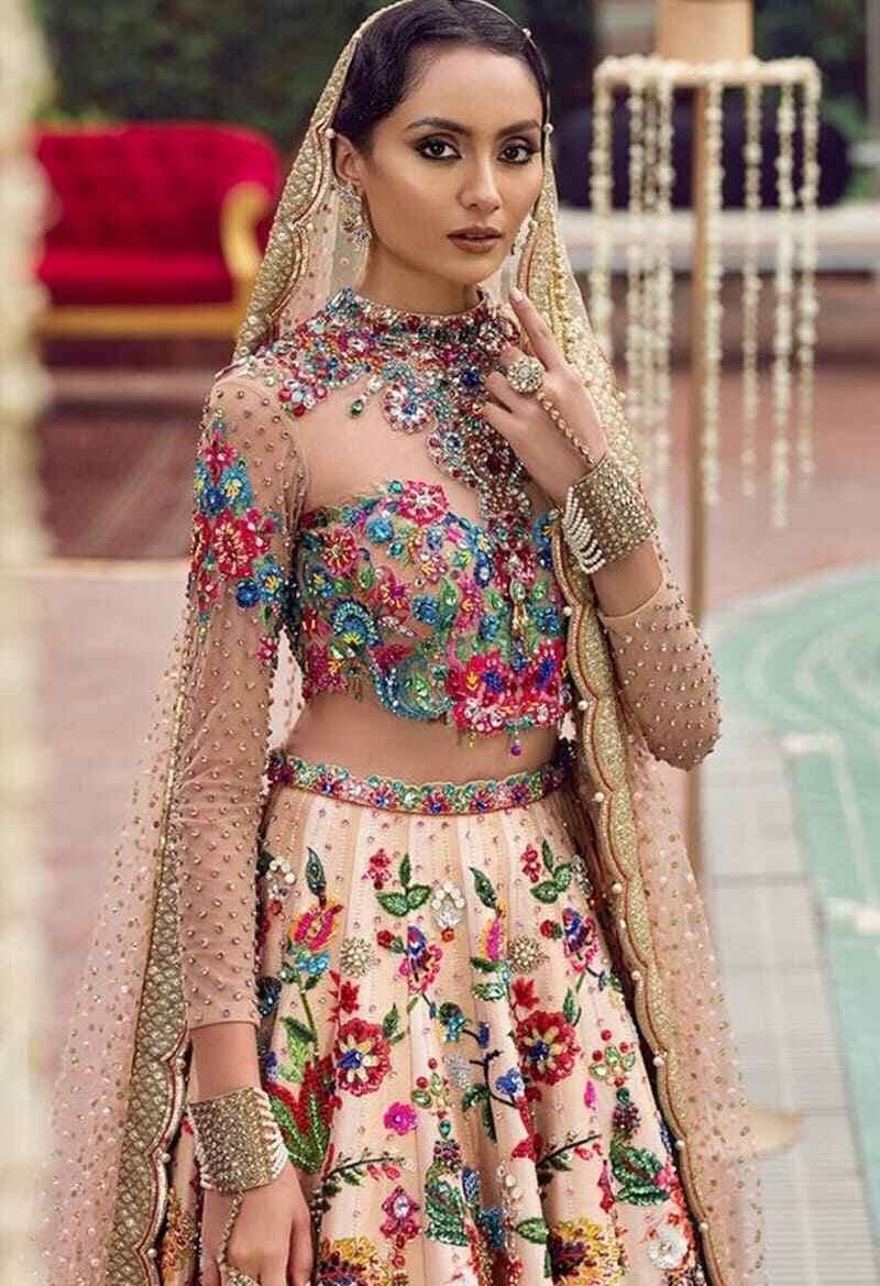crystal-embellished-sheer-front-net-blouse-design