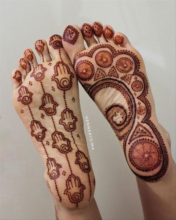 foot mehndi