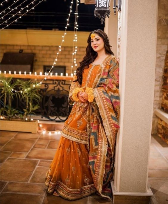 haldi dress ideas for brides